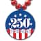 Beistle 33" Beads with Semiquincentennial Medallions, 3ct.